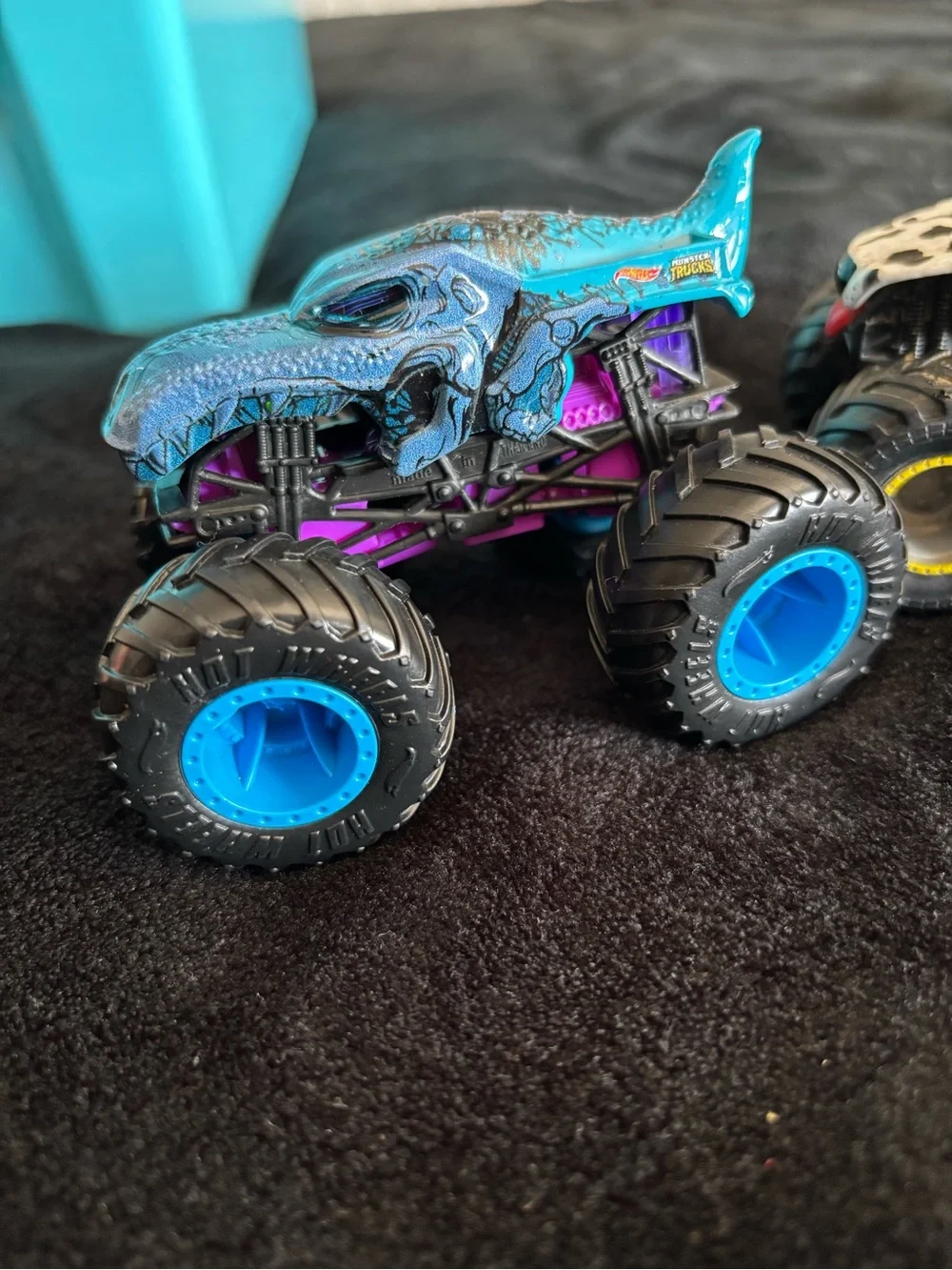 Monster Jam Trucks Hot Wheels Bundle Of 2 Mega Rex & Mutt Dalmation Play/Collect